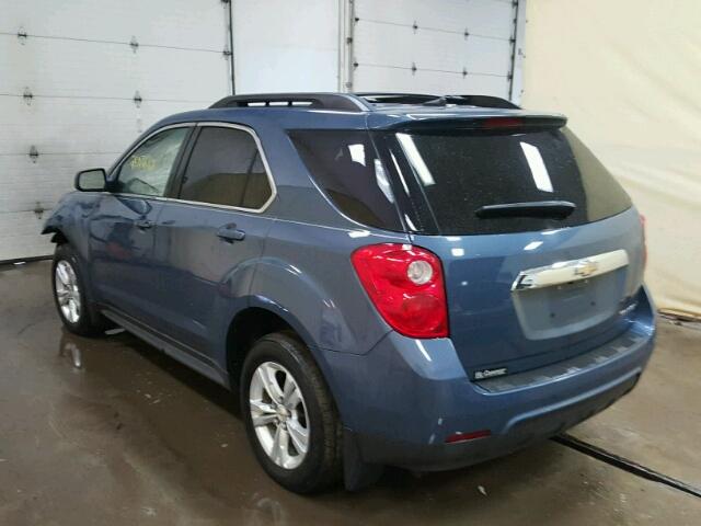 2CNALDEC0B6323038 - 2011 CHEVROLET EQUINOX LT BLUE photo 3