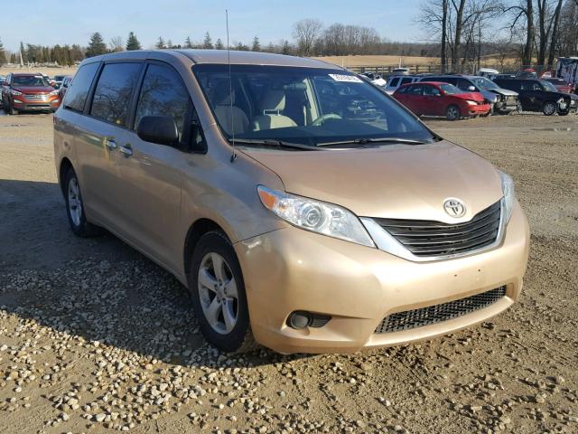 5TDZK3DC6DS289265 - 2013 TOYOTA SIENNA BAS GOLD photo 1