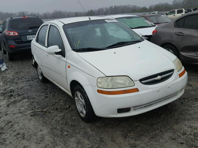 KL1TJ52624B258580 - 2004 CHEVROLET AVEO LS WHITE photo 1