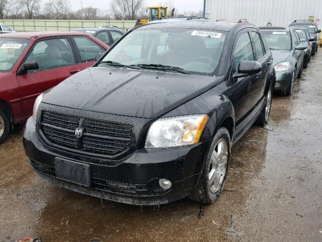 1B3HB48B97D147402 - 2007 DODGE CALIBER SX BLACK photo 2