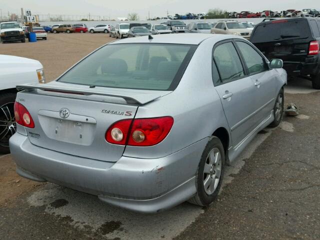 1NXBR32E36Z737814 - 2006 TOYOTA COROLLA SILVER photo 4