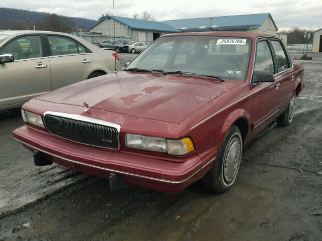 1G4AG55M2S6412201 - 1995 BUICK CENTURY SP MAROON photo 2