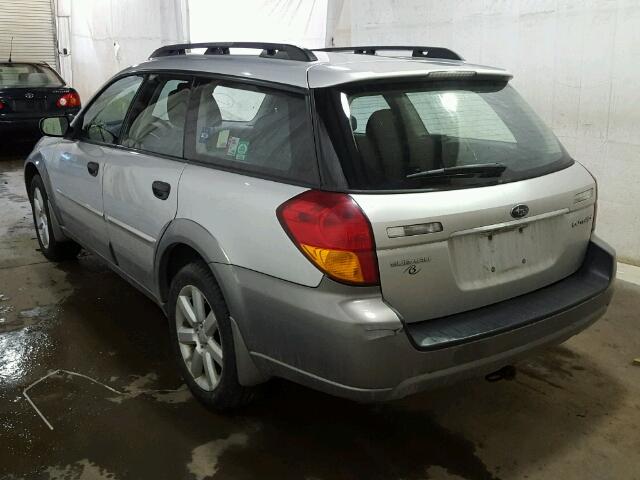 4S4BP61C567351174 - 2006 SUBARU LEGACY OUT SILVER photo 3