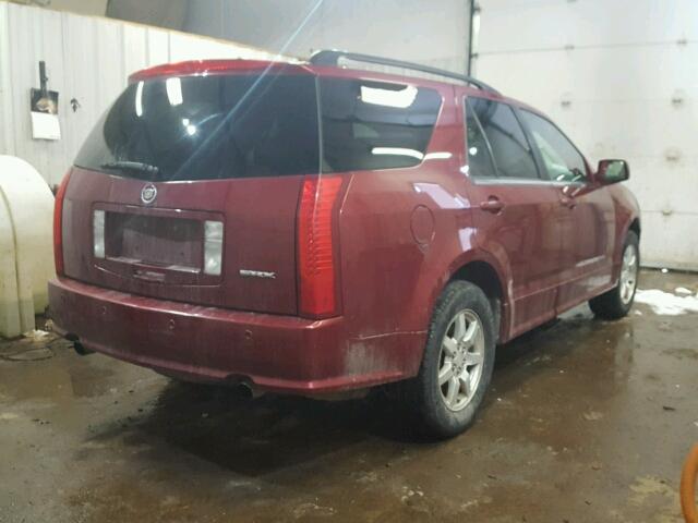 1GYEE637860222064 - 2006 CADILLAC SRX RED photo 4