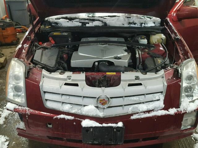 1GYEE637860222064 - 2006 CADILLAC SRX RED photo 7