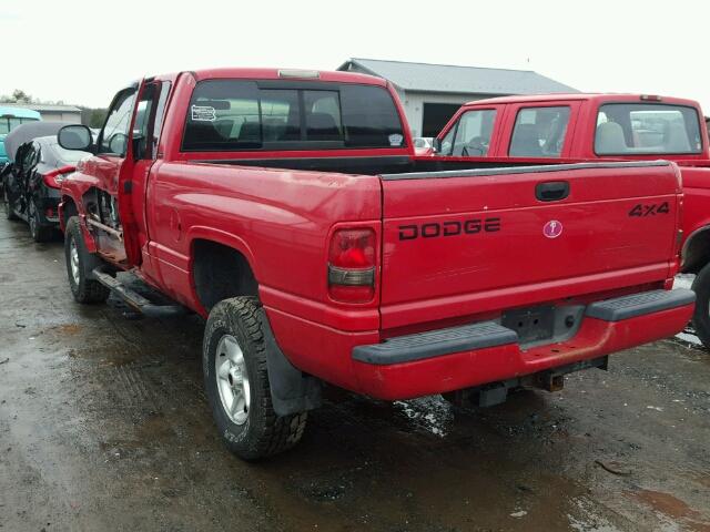 3B7HF13Z41G778168 - 2001 DODGE RAM 1500 RED photo 3