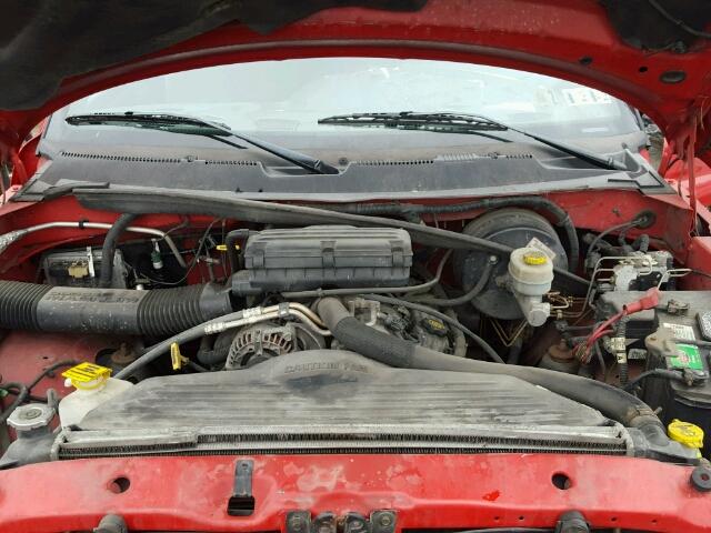 3B7HF13Z41G778168 - 2001 DODGE RAM 1500 RED photo 7