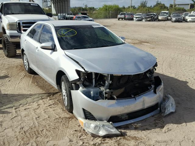 4T1BF1FK4CU127249 - 2012 TOYOTA CAMRY BASE SILVER photo 1