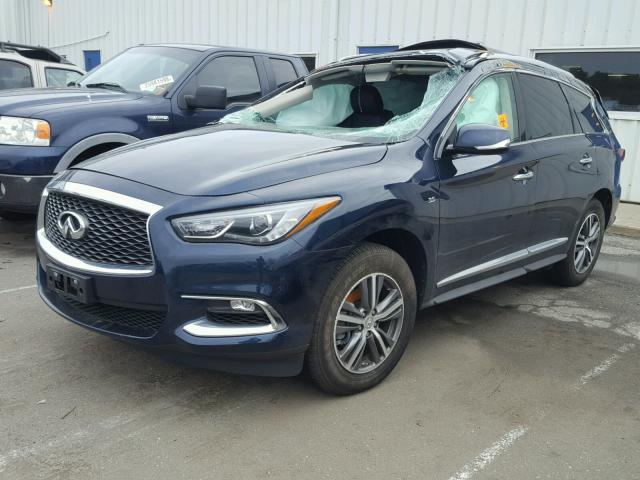 5N1DL0MM5HC554405 - 2017 INFINITI QX60 BLUE photo 2