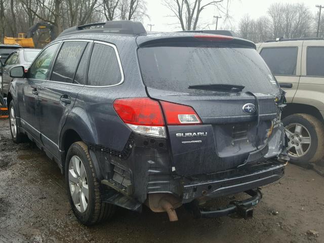 4S4BRBKC1A3372007 - 2010 SUBARU OUTBACK 2. GRAY photo 3