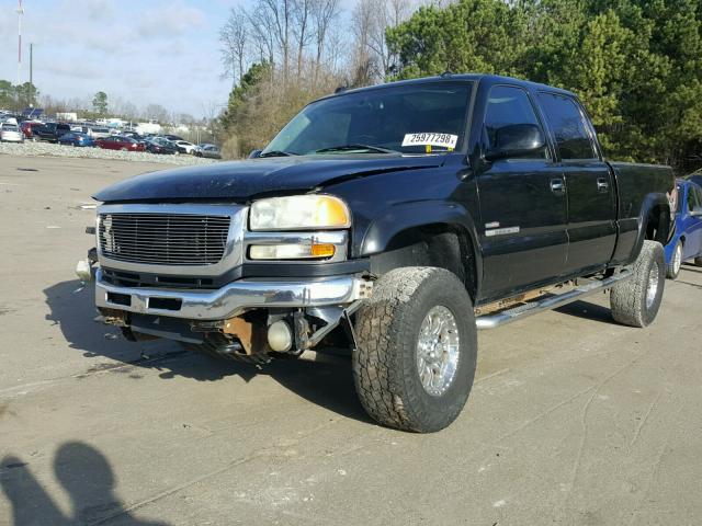 1GTHK23245F926282 - 2005 GMC SIERRA K25 BLACK photo 2