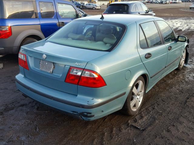 YS3EH49G243007566 - 2004 SAAB 9-5 AERO BLUE photo 4