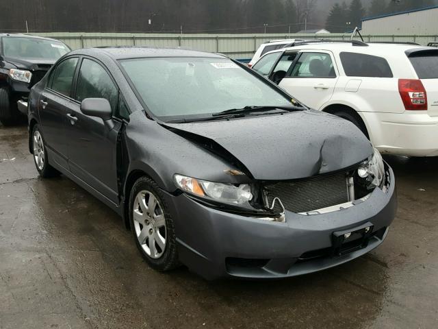 2HGFA1F5XAH512170 - 2010 HONDA CIVIC LX GRAY photo 1