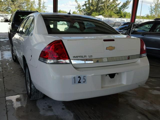 2G1WB58K569305444 - 2006 CHEVROLET IMPALA LS WHITE photo 3