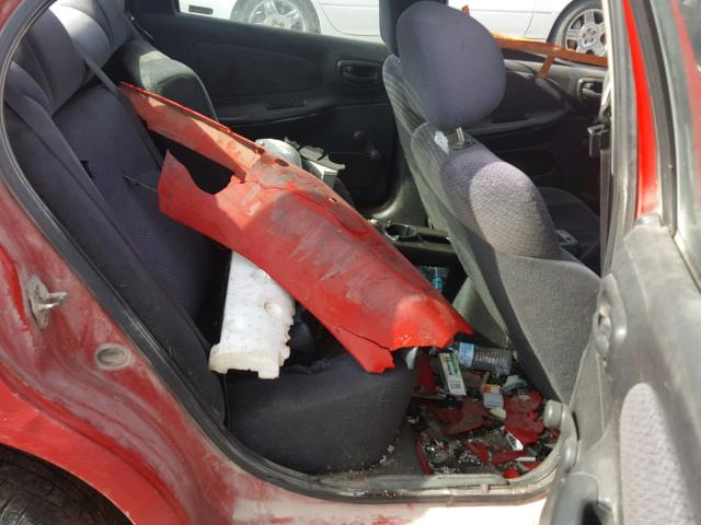 1B3ES46C61D134550 - 2001 DODGE NEON SE RED photo 6