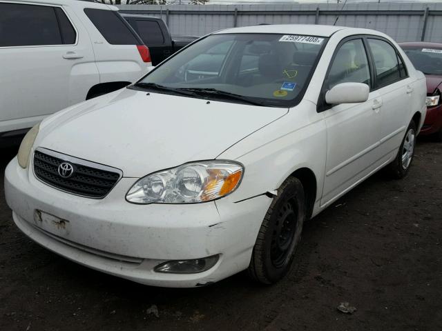 JTDBR32E052052443 - 2005 TOYOTA COROLLA CE WHITE photo 2