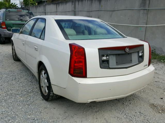 1G6DM57N930160616 - 2003 CADILLAC CTS WHITE photo 3