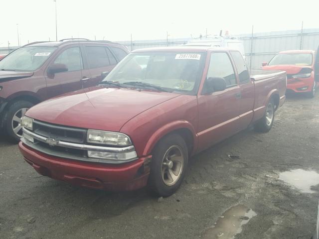 1GCCS1948W8166635 - 1998 CHEVROLET S TRUCK S1 RED photo 2