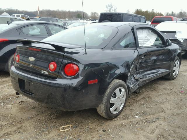 1G1AL18F377211228 - 2007 CHEVROLET COBALT LT BLACK photo 4