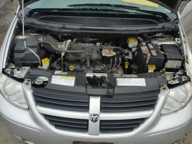 2D4GP44L86R856556 - 2006 DODGE GRAND CARA SILVER photo 7