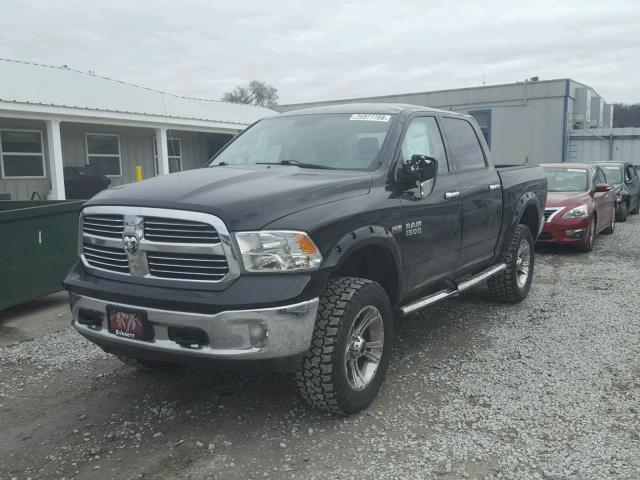 1C6RR7LTXES218817 - 2014 RAM 1500 SLT BLACK photo 2