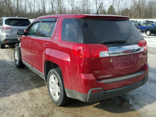 2GKALMEKXD6365431 - 2013 GMC TERRAIN SL RED photo 3