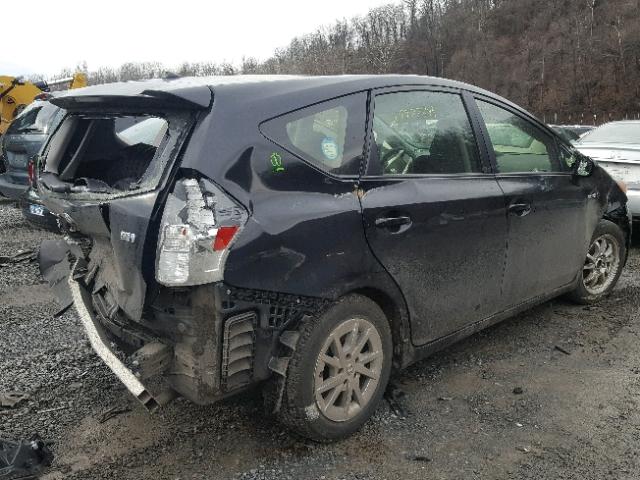 JTDZN3EU7GJ051733 - 2016 TOYOTA PRIUS V BLACK photo 4