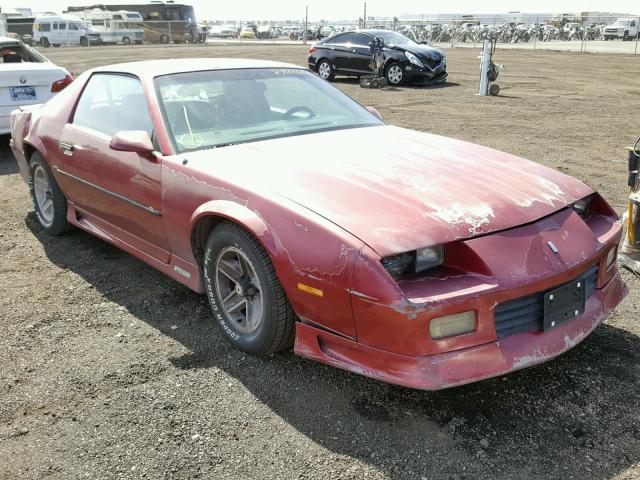 1G1FP23TXNL133063 - 1992 CHEVROLET CAMARO RS RED photo 1