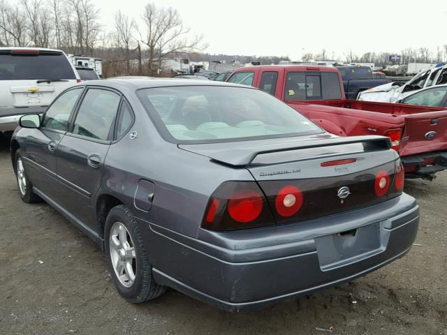 2G1WH52K449462645 - 2004 CHEVROLET IMPALA LS GRAY photo 3