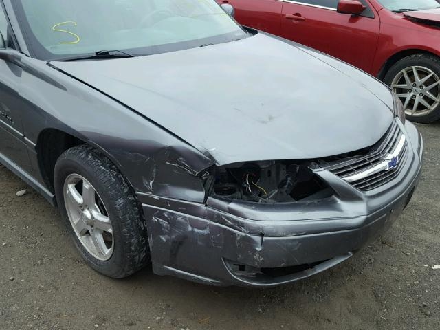 2G1WH52K449462645 - 2004 CHEVROLET IMPALA LS GRAY photo 9