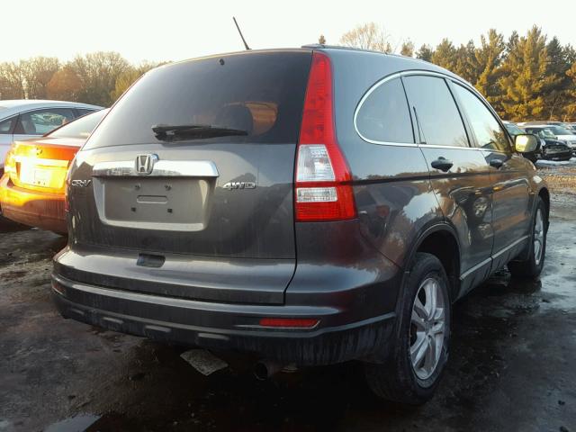 5J6RE4H54BL120976 - 2011 HONDA CR-V EX GRAY photo 4