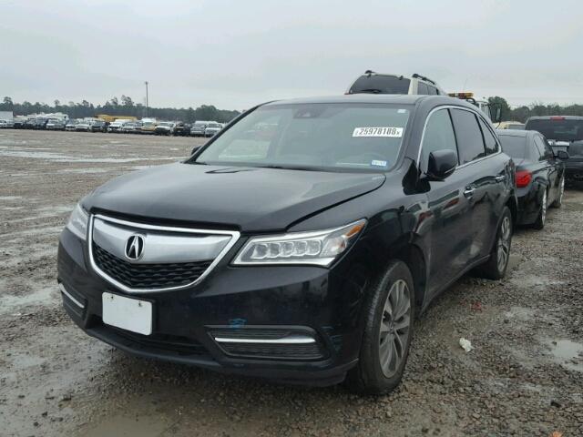 5FRYD3H43GB010550 - 2016 ACURA MDX TECHNO BROWN photo 2