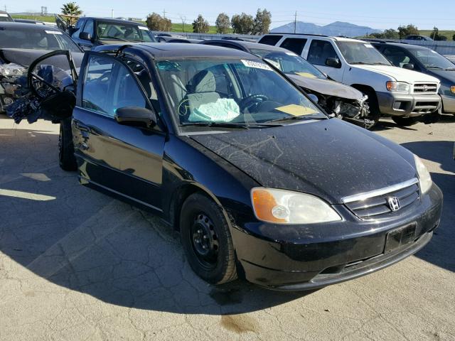 2HGES26771H533154 - 2001 HONDA CIVIC EX BLACK photo 1