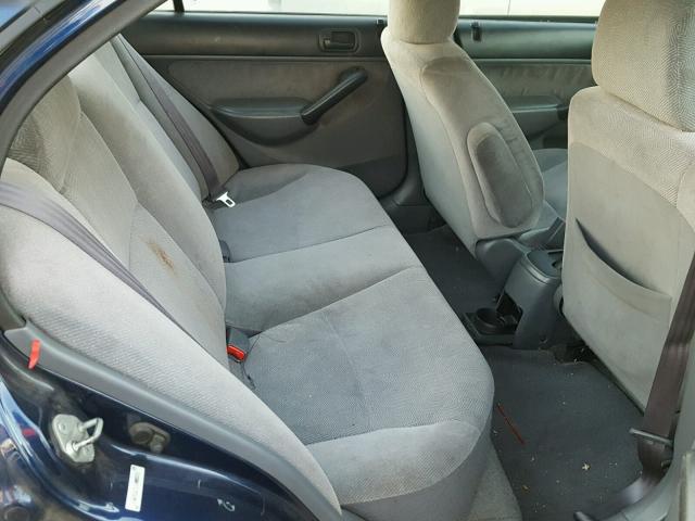 2HGES26761H597993 - 2001 HONDA CIVIC EX 蓝色 照片 6