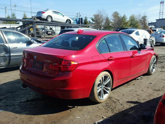 WBA3C1C58DF442798 - 2013 BMW 328 I SULE RED photo 4