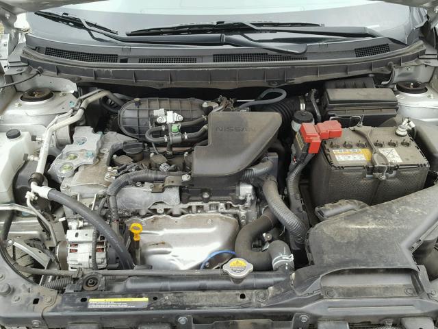 JN8AS5MT7FW657632 - 2015 NISSAN ROGUE SELE SILVER photo 7