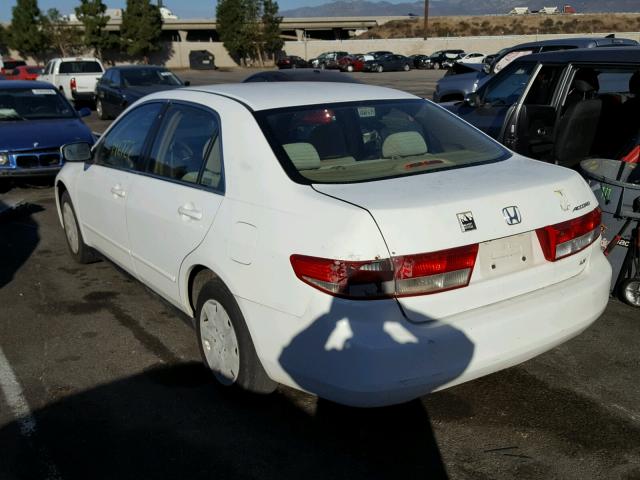 JHMCM563X3C065469 - 2003 HONDA ACCORD LX WHITE photo 3