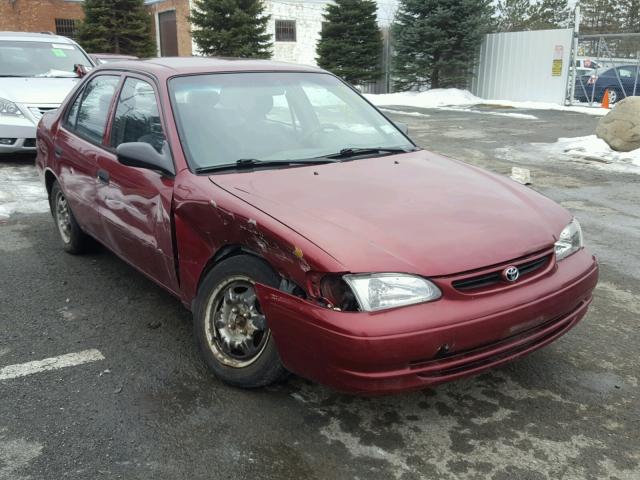 2T1BR12EXYC380155 - 2000 TOYOTA COROLLA VE RED photo 1