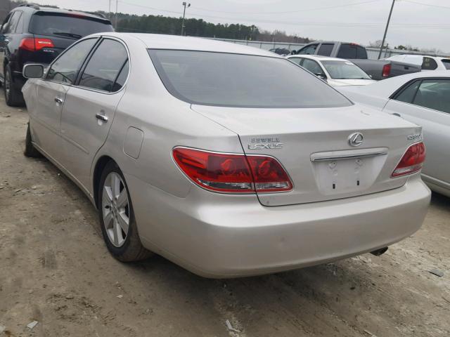 JTHBA30G665173794 - 2006 LEXUS ES 330 SILVER photo 3