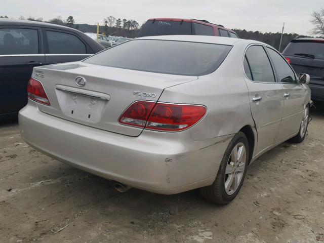 JTHBA30G665173794 - 2006 LEXUS ES 330 SILVER photo 4