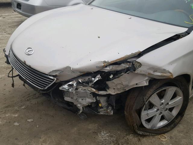 JTHBA30G665173794 - 2006 LEXUS ES 330 SILVER photo 9