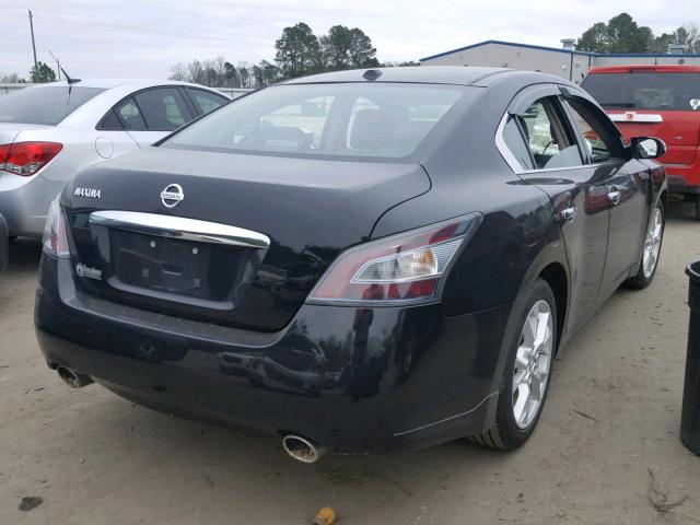 1N4AA5AP5EC436221 - 2014 NISSAN MAXIMA S BLACK photo 4