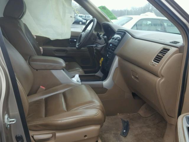 5FNYF18586B013533 - 2006 HONDA PILOT EX GOLD photo 5