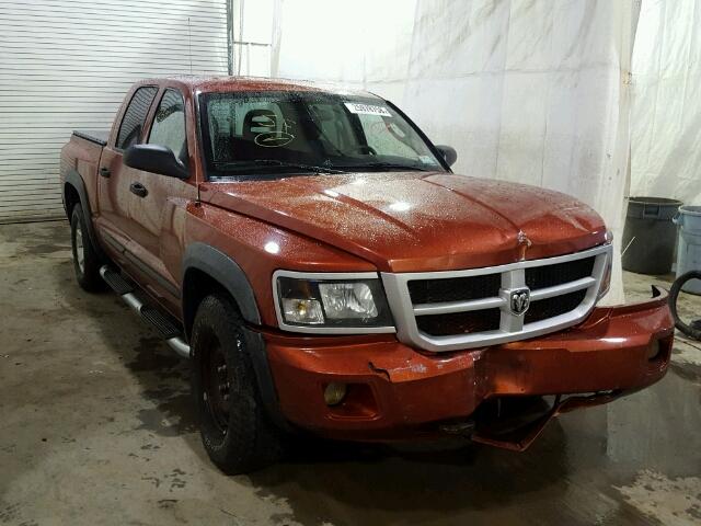 1D7HW78K28S550547 - 2008 DODGE DAKOTA TRX ORANGE photo 1