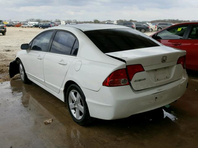 1HGFA16848L074169 - 2008 HONDA CIVIC EX თეთრი ფოტო 3