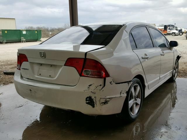 1HGFA16848L074169 - 2008 HONDA CIVIC EX თეთრი ფოტო 4