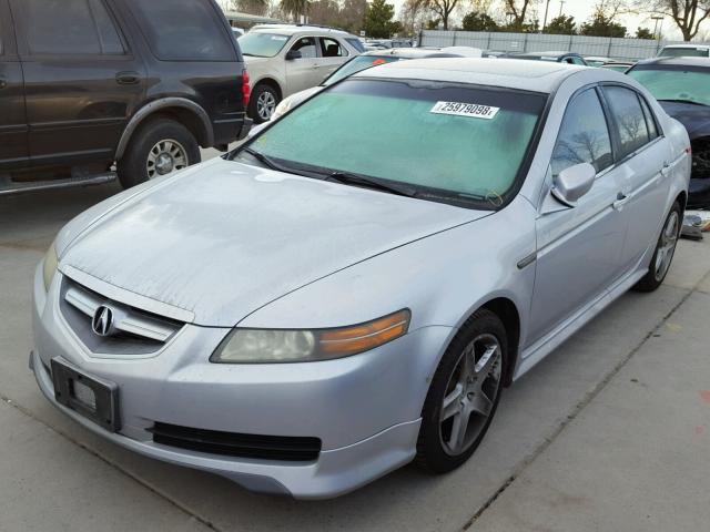 19UUA66245A044130 - 2005 ACURA TL SILVER photo 2