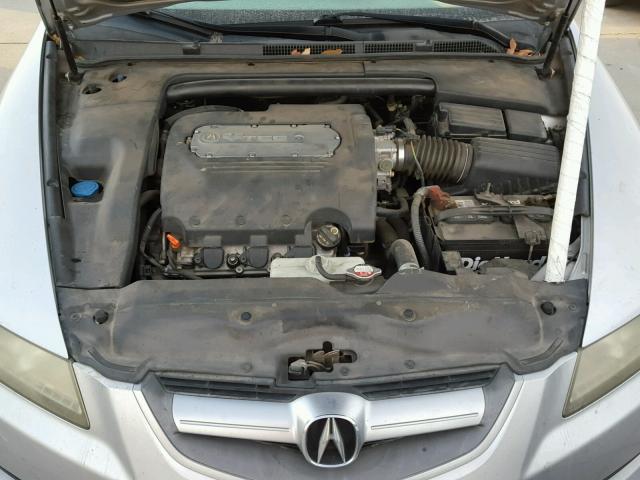 19UUA66245A044130 - 2005 ACURA TL SILVER photo 7