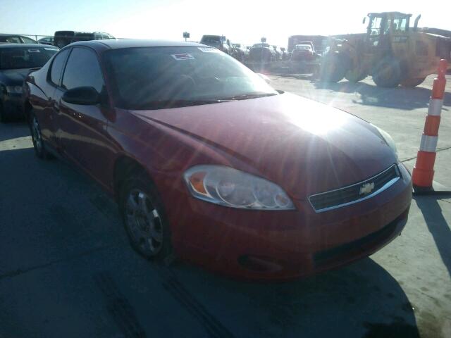 2G1WJ15K679287702 - 2007 CHEVROLET MONTE CARL RED photo 1