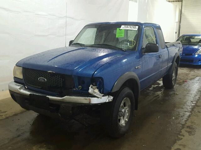 1FTZR15E71TA01315 - 2001 FORD RANGER SUP BLUE photo 2